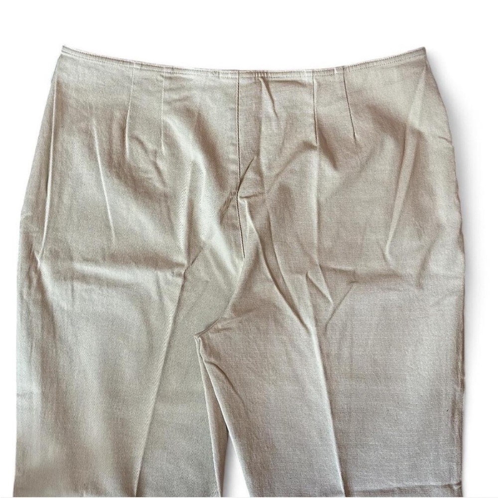 Norm Thompson NWT COTTON Cream trousers - Picture 4 of 4
